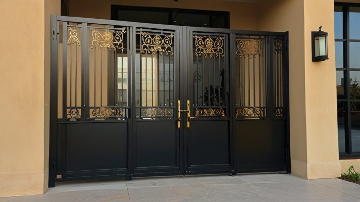 Kinh doanh cửa cổng nhôm đúc hợp kim